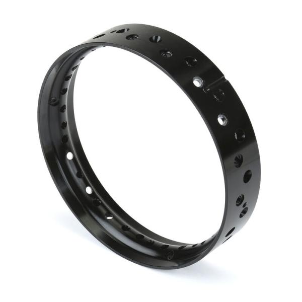 Proline 1/4 Pro-Spec Aluminum Rear Rim Black: Promoto-MX - PRO283706