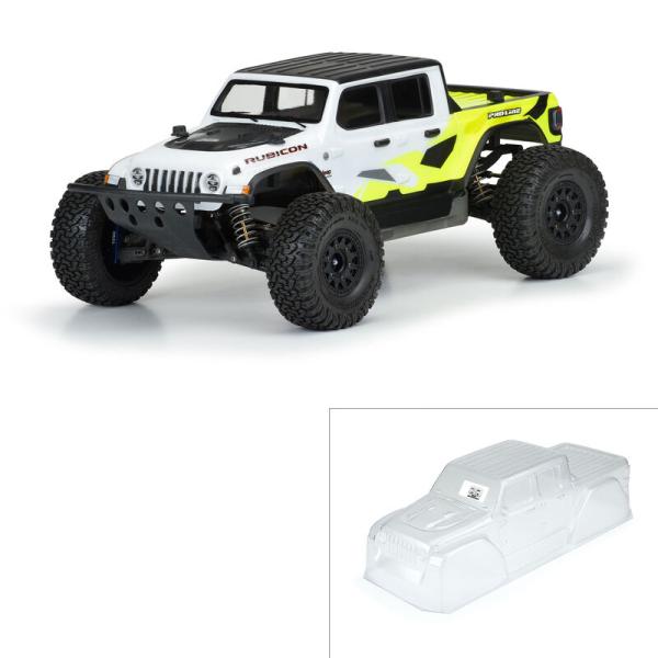 Proline Jeep Gladiator Rubicon Clear Body SC and 1:8 MT - PRO354200