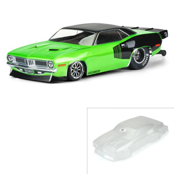 Proline 72 Plymouth Barracuda Clear Body:22S/DR10/Slash2wd - PRO355000