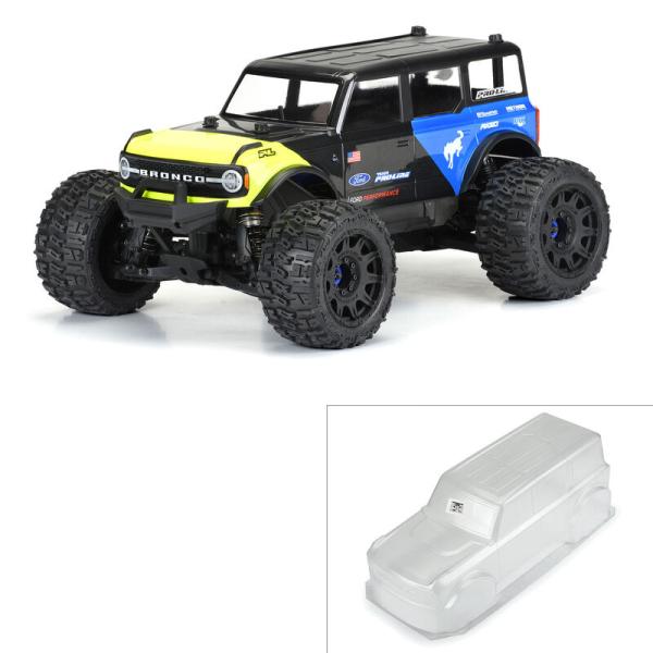 Proline 1/8 2021 Ford Bronco Clear Body: MAXX, E-REVO 2.0 - PRO359400