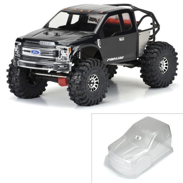 Proline 1/6 2017 Ford F-250 Super Duty Cab-Only Clear Body: SCX6 - PRO361600