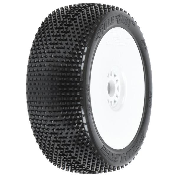 Proline Hole Shot 2.0 S3 1:8 Buggy MTD V2 White Wheels F/R - PRO9041233