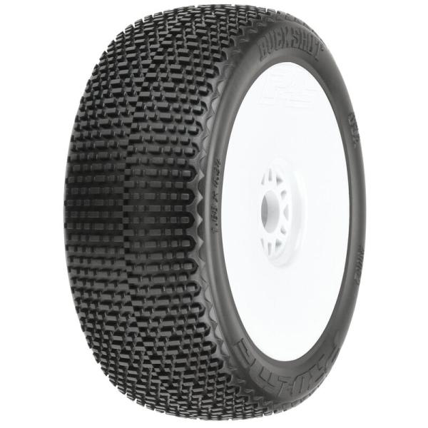 Proline Buck Shot S3 1:8 Buggy MTD V2 White Wheels F/R - PRO9062233