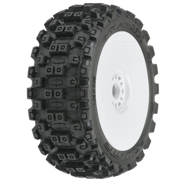Proline Badlands MX M2 1:8 Buggy MTD White Wheels F/R - PRO906731