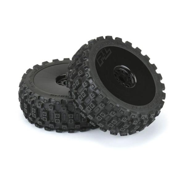 Proline Badlands MX M2 1:8 Buggy MTD Black Wheels F/R - PRO906741