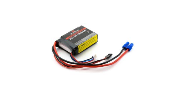 Spektrum 2200mAh 2S 6,6V Li-Fe Empfängerakku - SPMB2200LFRX