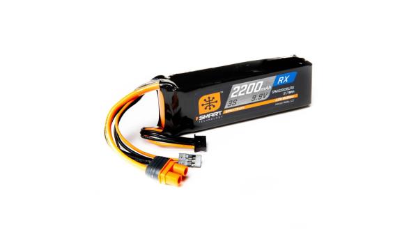 Spektrum 2200mAh 3S 9.9V Smart LiFe ECU Battery - SPMX22003SLFRX
