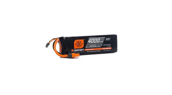 Spektrum 4000mAh 3S 11.1V Smart LiPo Battery 30C - SPMX40003S30