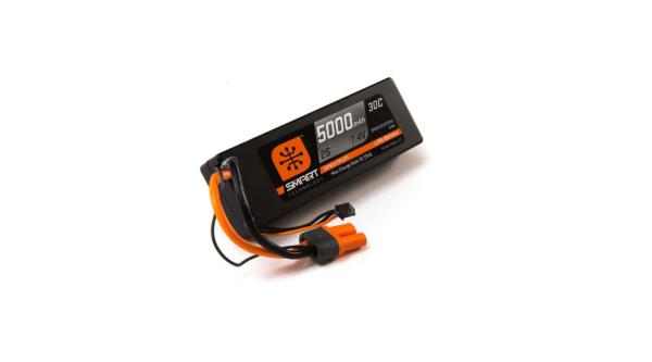 Spektrum 5000mah 2S 7.4V Smart LiPo 30C - SPMX50002S30H5