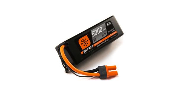 Spektrum 5000mah 3S 11.1V Smart LiPo 30C IC5 Stecker - SPMX50003S30H5