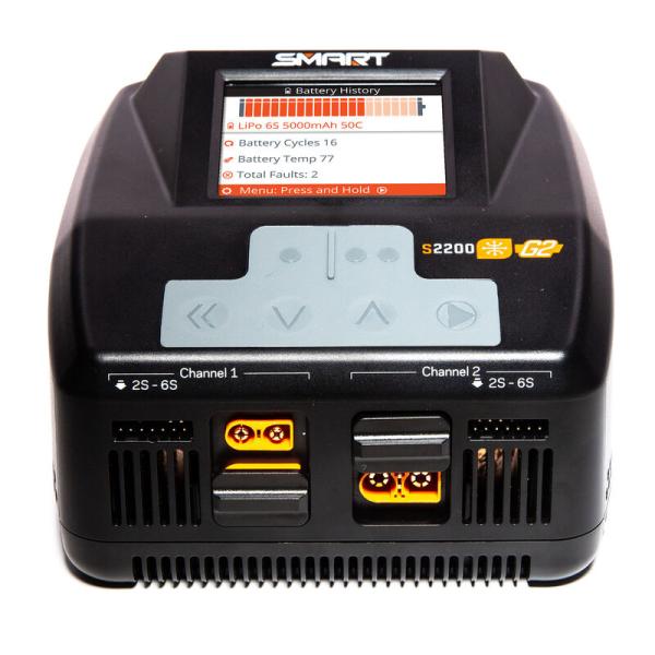 Spektrum Smart G2 AC Charger, 2x200W EU - SPMXC2010I