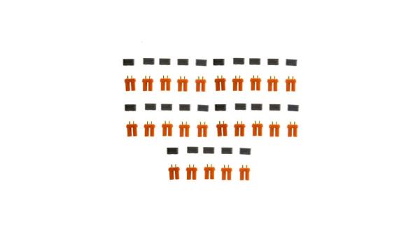 Spektrum IC5 Battery Connectors Bulk 25St. - SPMXCA511