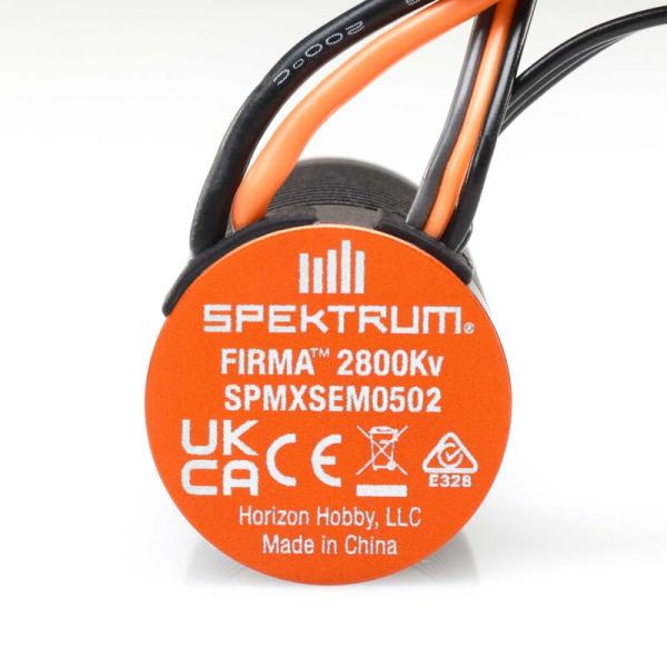Spektrum Firma Sensored Brushless Motor ESC / 2800Kv 2-in-1 Combo - SPMXSEM0502