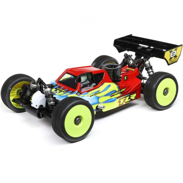 Team Losi Racing 8IGHT-X/E 2.0 Combo Race Kit:1/8 4WD Nit/El Buggy - TLR04012