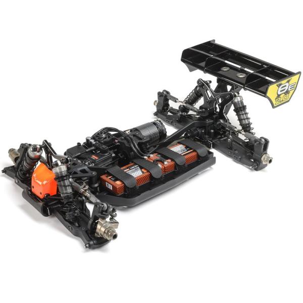 Team Losi Racing 8IGHT-X/E 2.0 Combo Race Kit:1/8 4WD Nit/El Buggy - TLR04012
