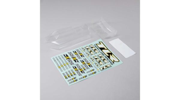 TLR Ultra Lightweight Body & Wing, Clear: 22X-4 - TLR230017