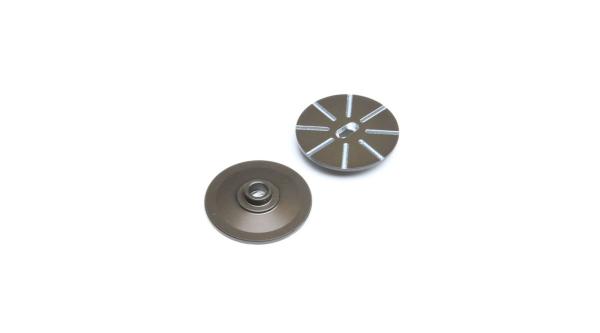 TLR Grooved Slipper Plates, SHDS (2) - TLR232084