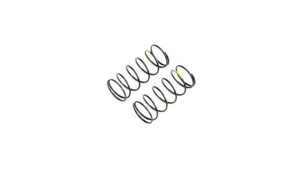 TLR Yellow Front Springs, Low Frequency, 12mm (2) - TLR233053