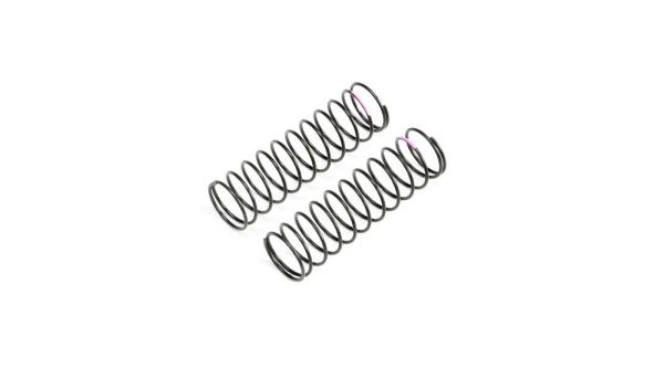 TLR Pink Rear Springs, Low Frequency, 12mm (2) - TLR233058