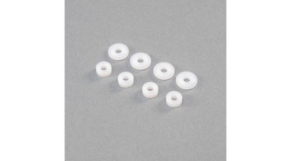 TLR Shock Seal Bushings, Machined, G3 V2 (4) - TLR233061