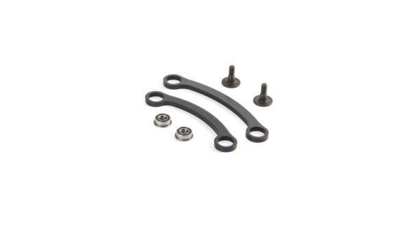 TLR Steering Rack Set w/Bearings, Short/Long: SCTE 3.0 - TLR234066