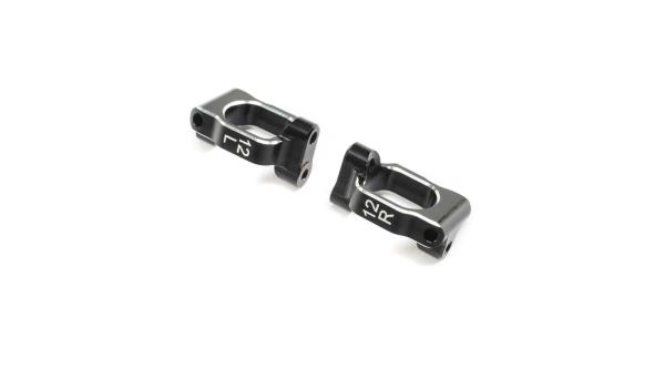 TLR Caster Block Set, 12 deg, Aluminum: 22X-4 - TLR234120