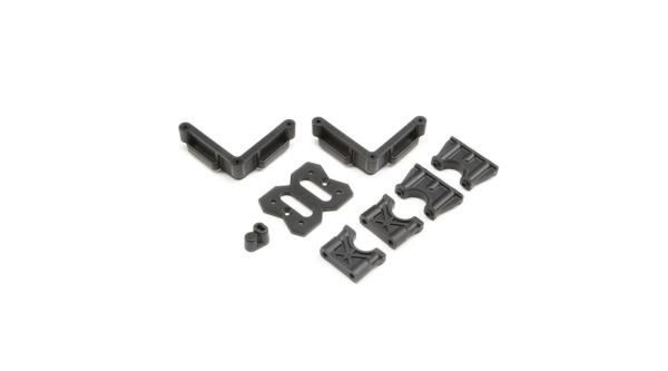 TLR Center Diff Mount, Battery Mount: 8XE - TLR241060