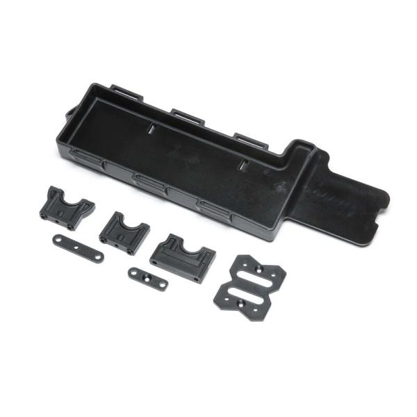 Team Losi Racing Battery Tray, Center Diff Mount: 8XT - TLR241066