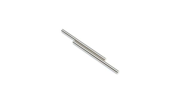 TLR Hinge Pins, 4 x 66mm, Electro Nickel (2): 8X - TLR244043
