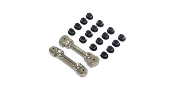 TLR Adjustable Front Hinge Pin Brace w/Inserts: 8X - TLR244049