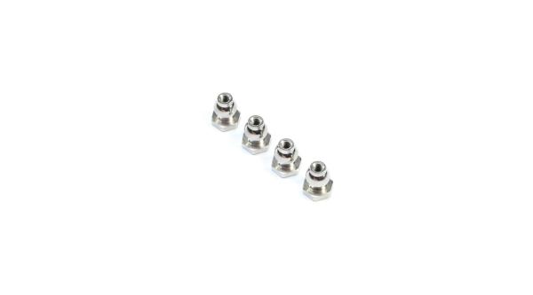 TLR Suspension Ball, 6.8mm, Flanged (4): 8X - TLR244051