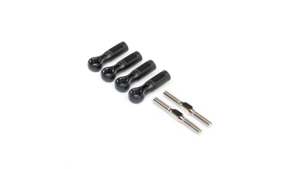 TLR Turnbuckle, 4.5mm x 45mm (2): 8X - TLR244054
