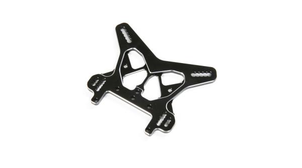 TLR Rear Shock Tower, Black, Aluminum: 8X/8XE - TLR244062