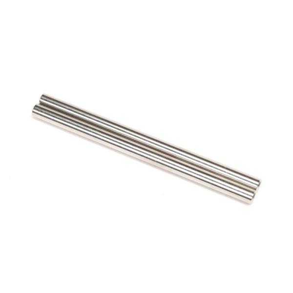 Team Losi Racing Hinge Pins, 4 x 68mm, Elec Nickel (2): 8X, 8XE 2.0 - TLR244090