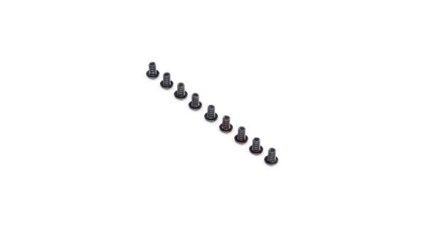 TLR Button Head Screws, M2.5x4mm (10) - TLR245012