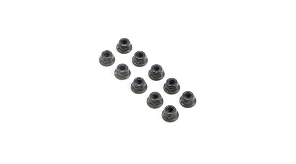 TLR M4 Flanged Lock Nuts (10) - TLR245017