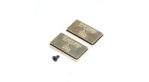 TLR Rear Brass Weight Set, 16g & 25g: 22 5.0 - TLR331041