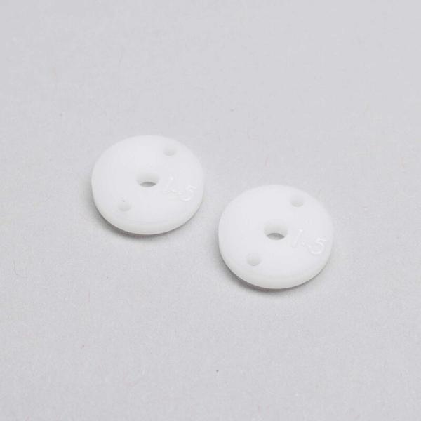Team Losi Racing Machined Shock Pistons, 2.3mm, 2 x 1.5mm, G3 (2) - TLR333022