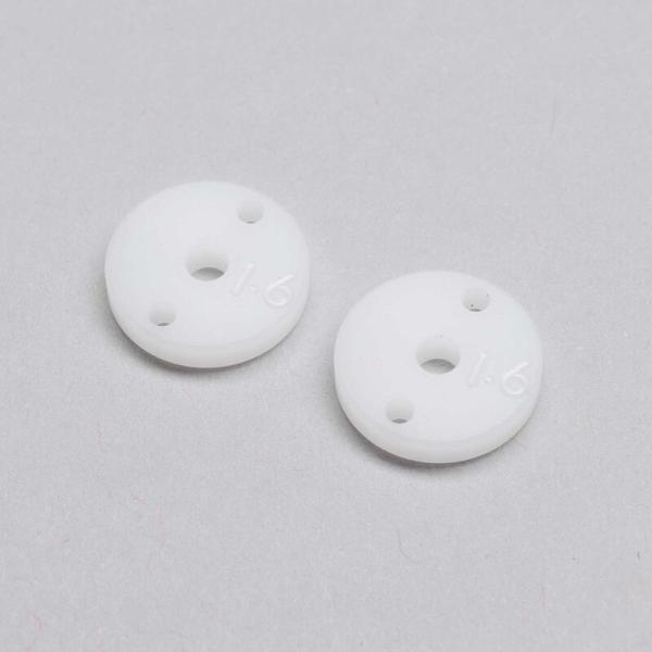 Team Losi Racing Machined Shock Pistons, 2.3mm, 2 x 1.6mm, G3 (2) - TLR333023