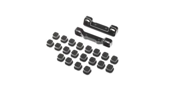 TLR Adjustable Pivot Set, C & D, Black: 22 5.0 - TLR334062