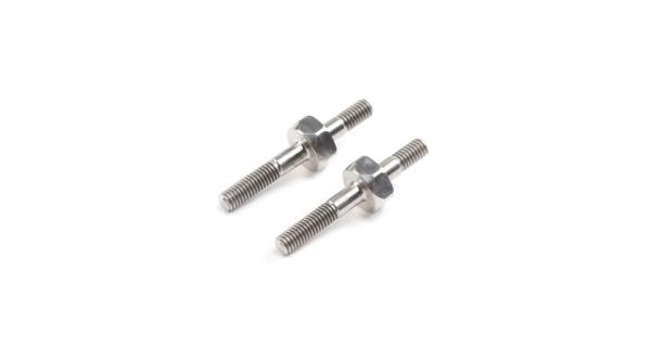 TLR Shock Standoff, Carbon Tower, Titanium (2): 22 5.0 - TLR336010