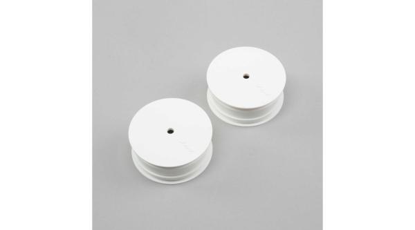 TLR Front Wheel, Stiffezel, 12mm Hex, White(2): 22 4.0 - TLR43017