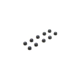 TLR M3 Aluminum Lock Nuts, Black (10) - TLR336004