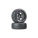 Duratrax Posse SC Tire C2 Mounted Rear Slash (2) - DTXC3695