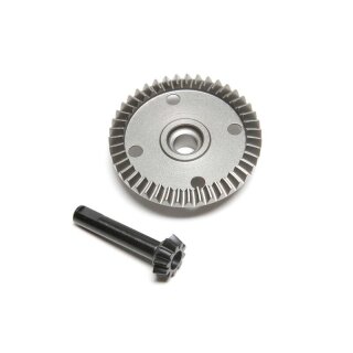 Team Losi Racing Front Differential Ring and Pinion Gear: 8XT - TLR242038