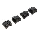Axial AR45P AR45 Differential Covers, Black: SCX10 III -...