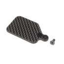 Team Losi Racing Carbon Receiver Mounting Plate: 22X-4 -...