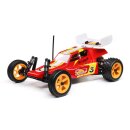 Losi 1/16 Mini JRX2 RC-Auto 2WD Buggy Brushed RTR, Red -...